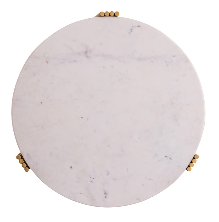 TOV Furniture Aya Marble Side Table ACCENT TABLES