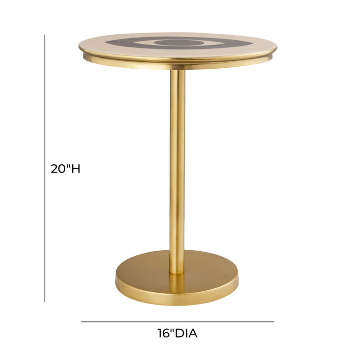 American Home Furniture | TOV Furniture - Eye Handpainted Side Table