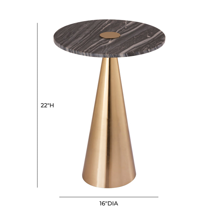 American Home Furniture | TOV Furniture - Addyson Marble Side Table