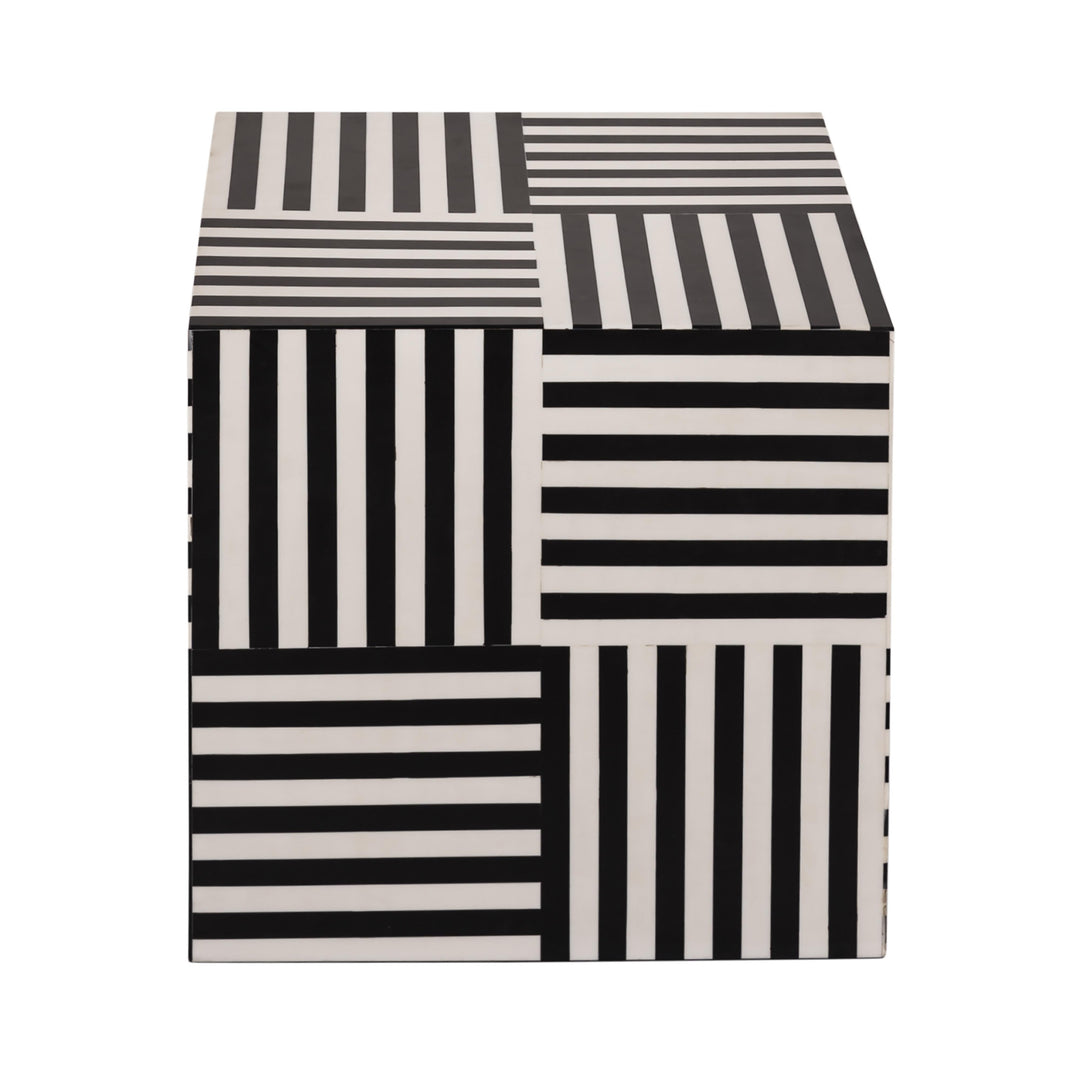 TOV Furniture Cube Side Table ACCENT TABLES