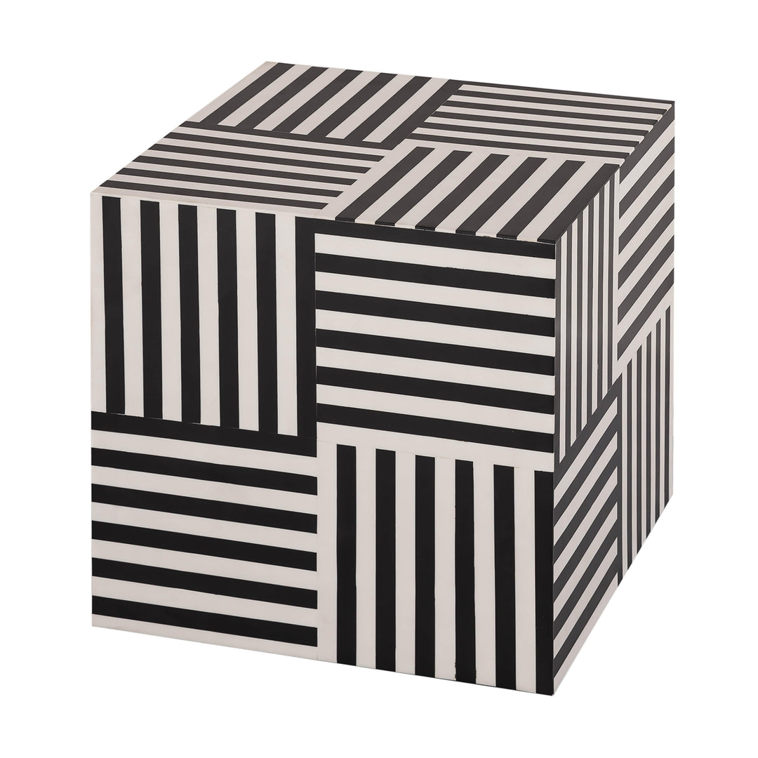 TOV Furniture Cube Side Table ACCENT TABLES