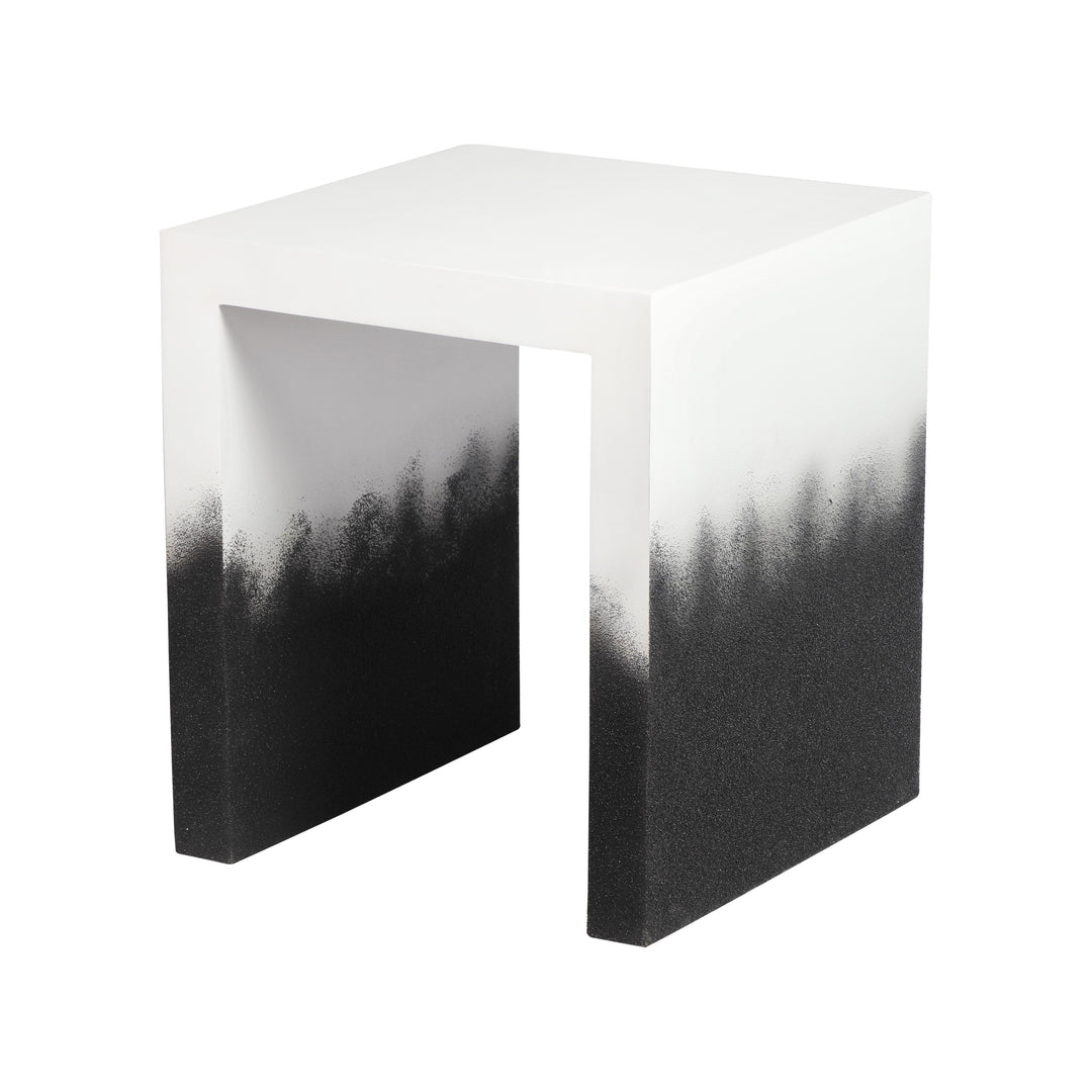 American Home Furniture | TOV Furniture - Matra Black and White End Table