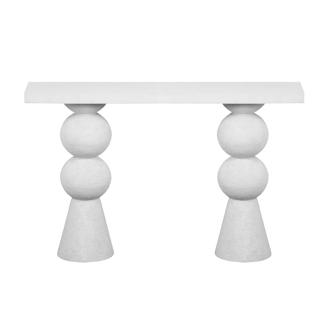 American Home Furniture | TOV Furniture - Lupita White Console Table