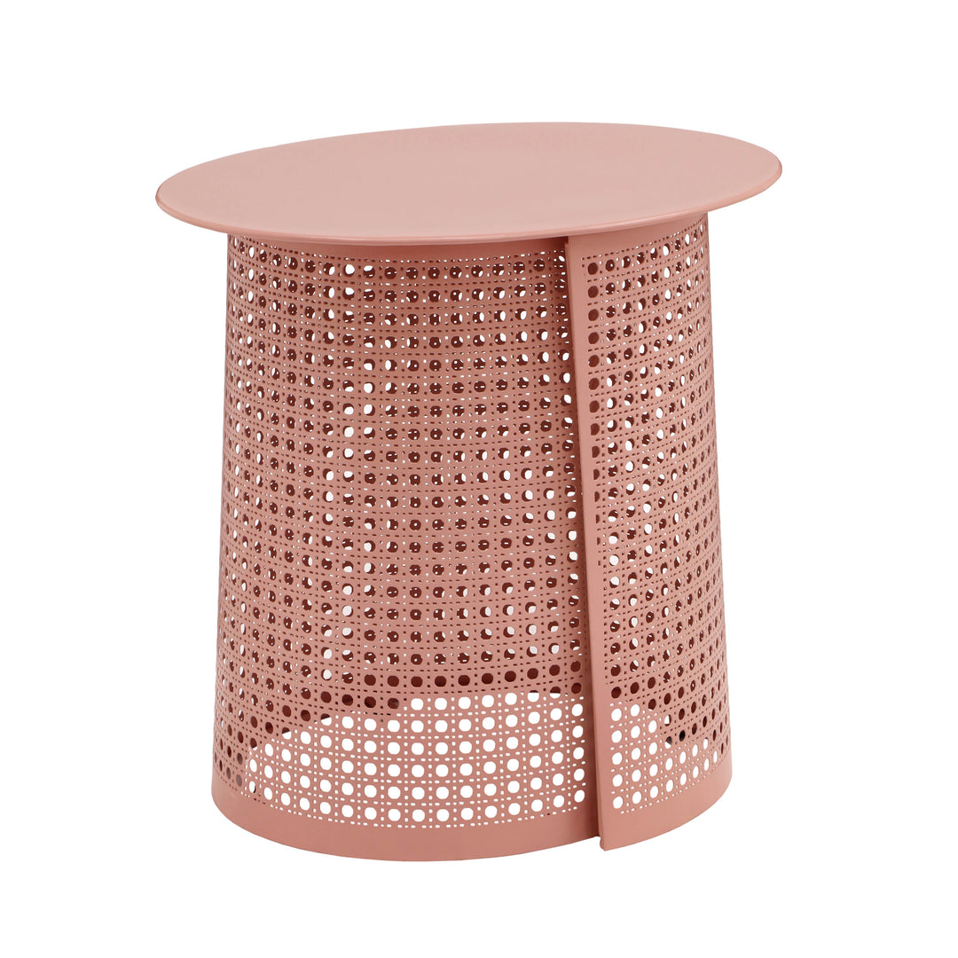 American Home Furniture | TOV Furniture - Pesky Coral Pink Side Table