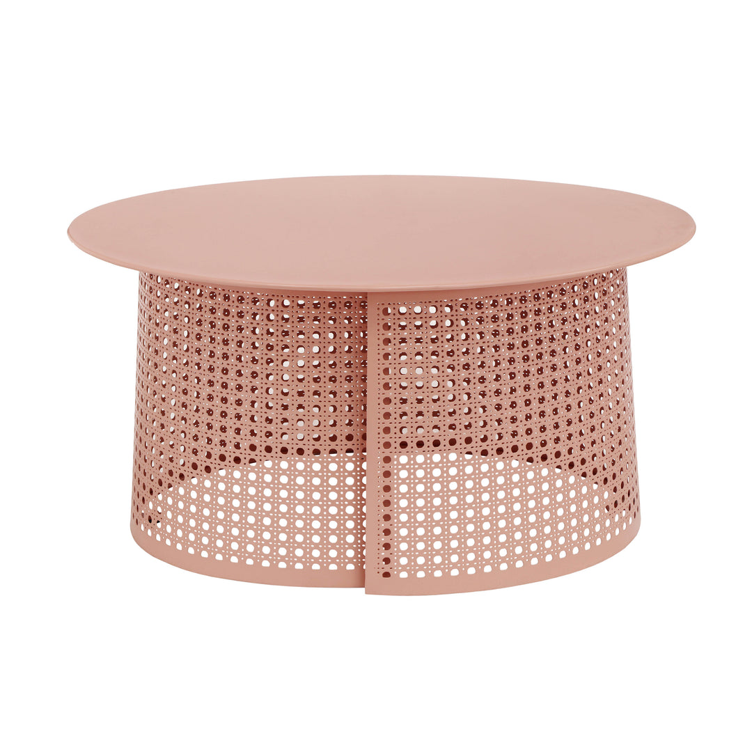 American Home Furniture | TOV Furniture - Pesky Coral Pink Coffee Table