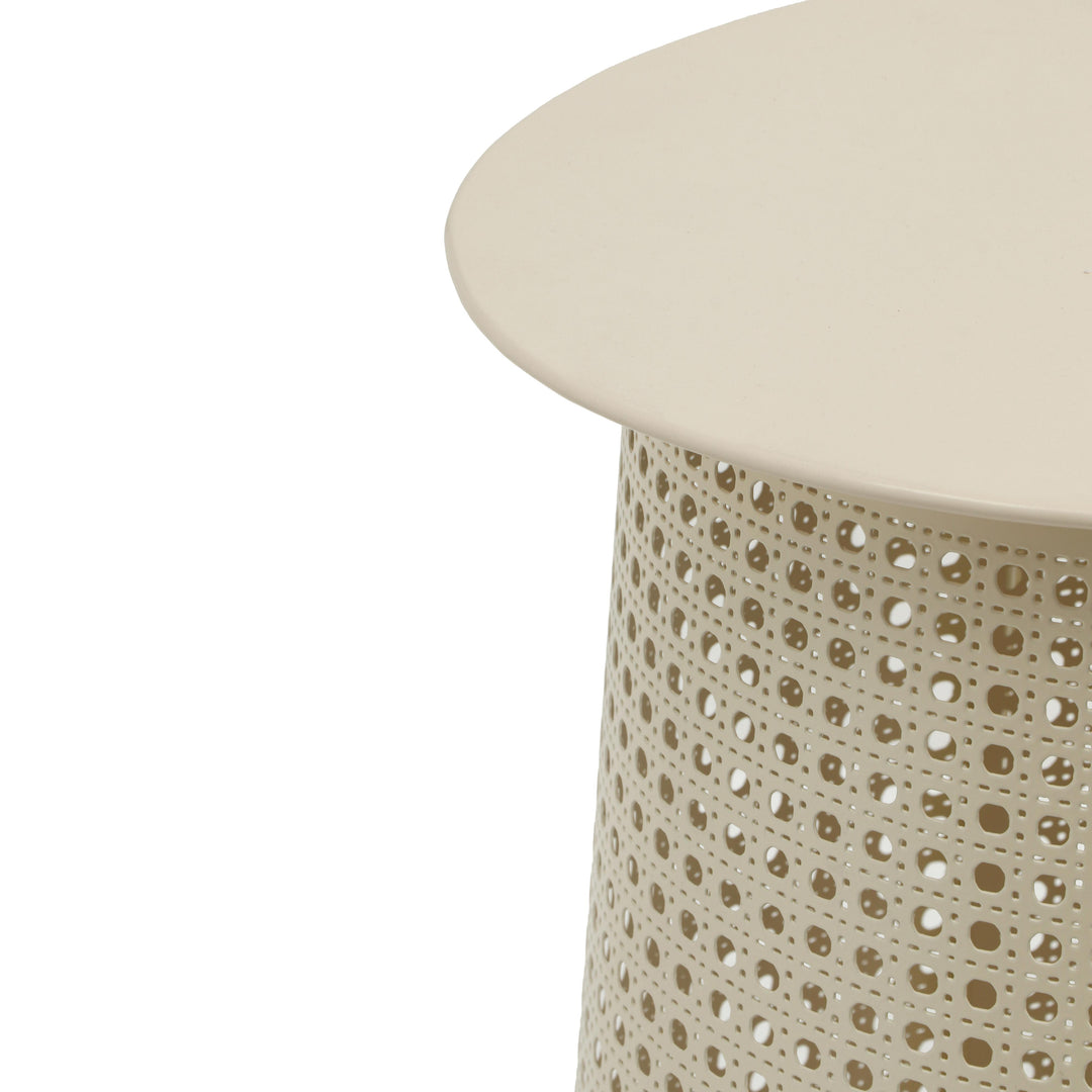 American Home Furniture | TOV Furniture - Pesky Eggnog Cream Side Table