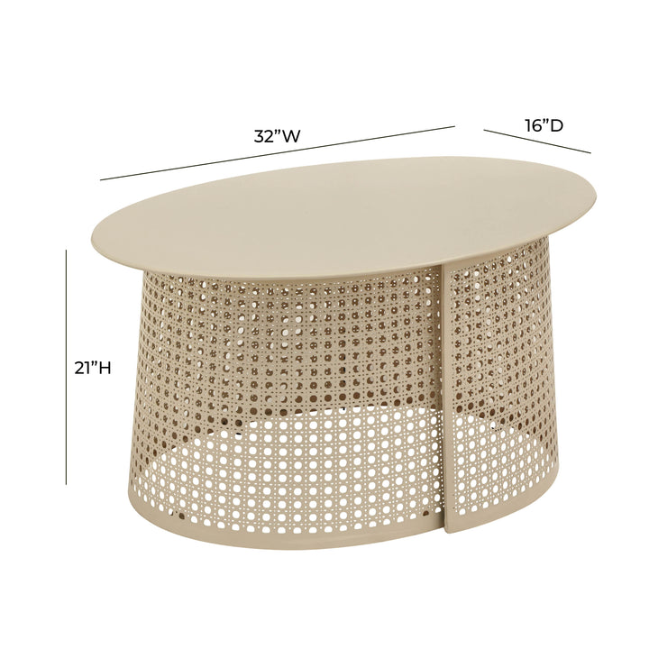 American Home Furniture | TOV Furniture - Pesky Eggnog Cream Coffee Table