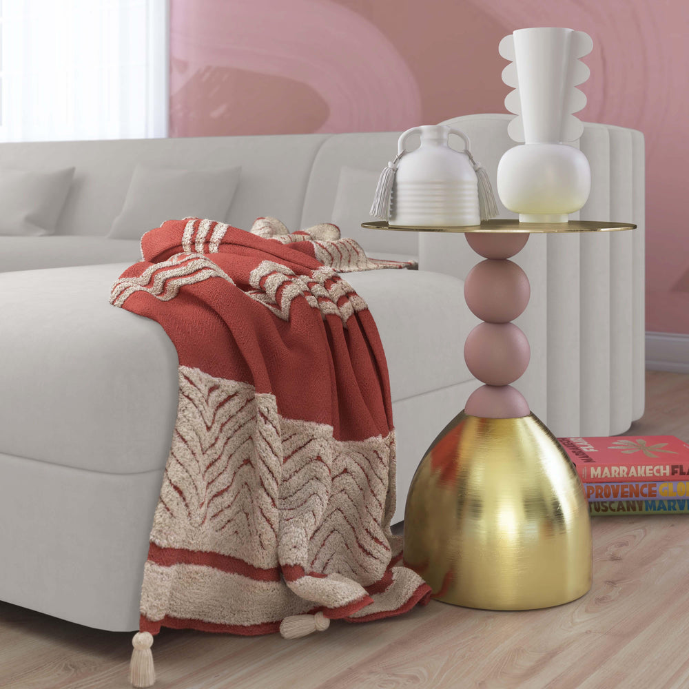American Home Furniture | TOV Furniture - Daleyza Gold Side Table