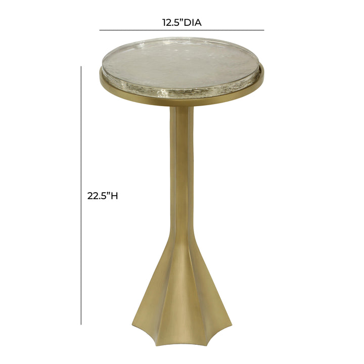 American Home Furniture | TOV Furniture - Gabrielle Round Side Table