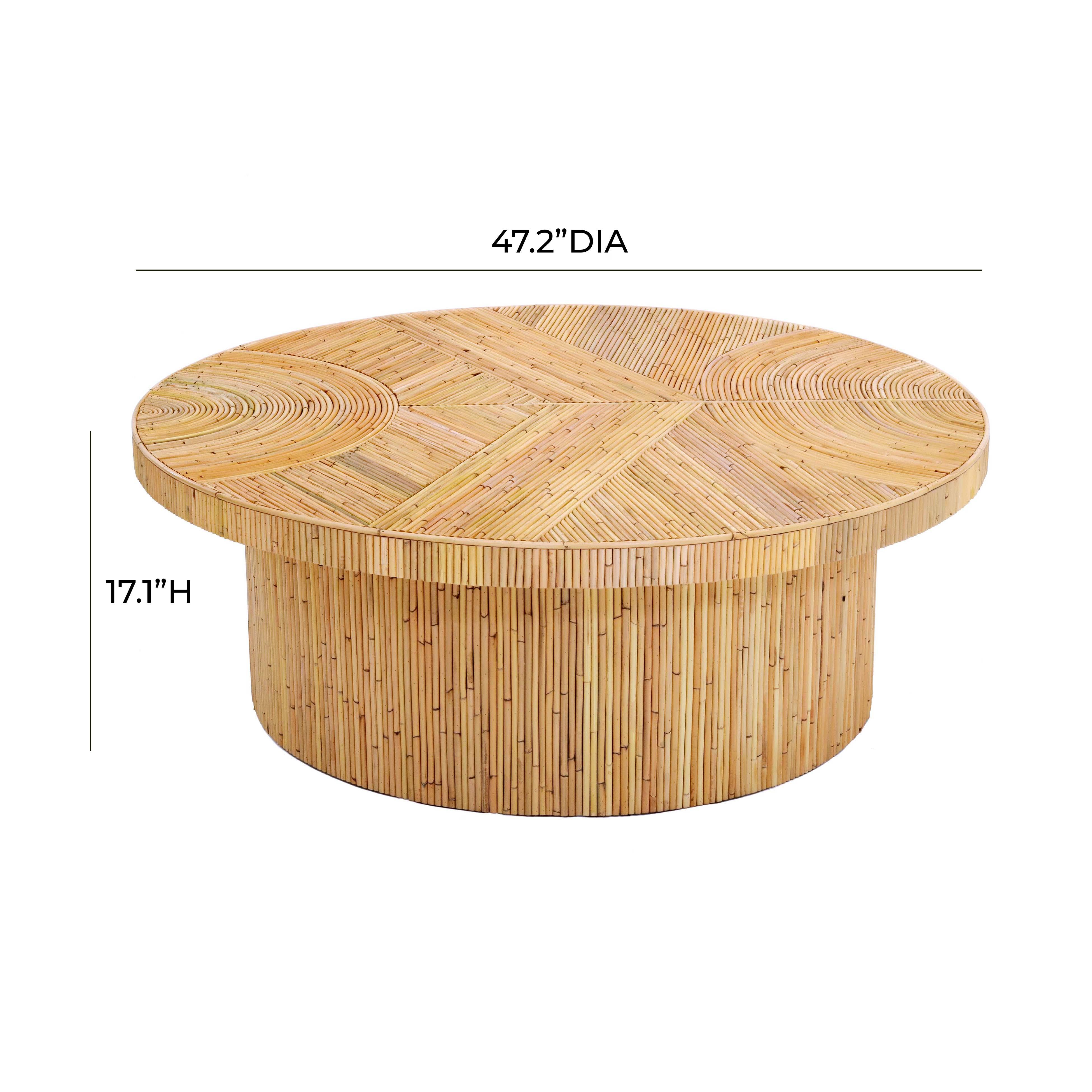 Acadia Rattan Coffee Table - Thumbnail 5