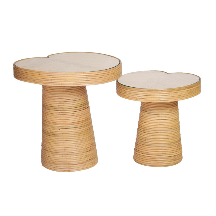 TOV Furniture Felicia Tall Lilypad Side Table ACCENT TABLES