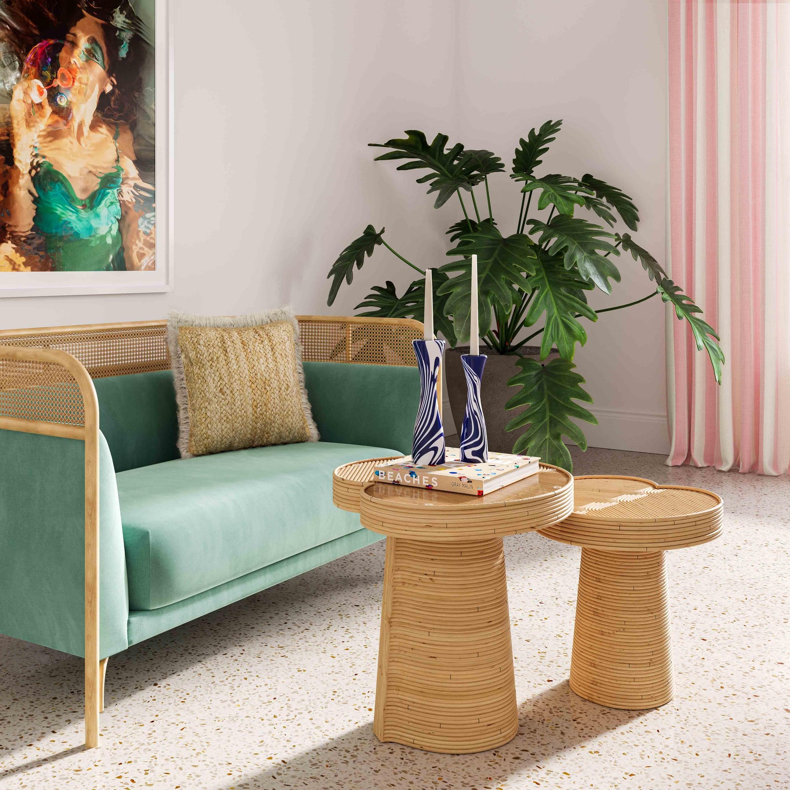 TOV Furniture Felicia Short Lilypad Side Table ACCENT TABLES
