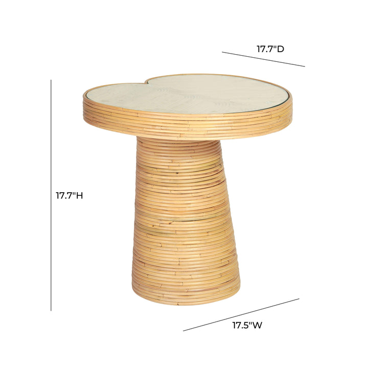 TOV Furniture Felicia Short Lilypad Side Table ACCENT TABLES