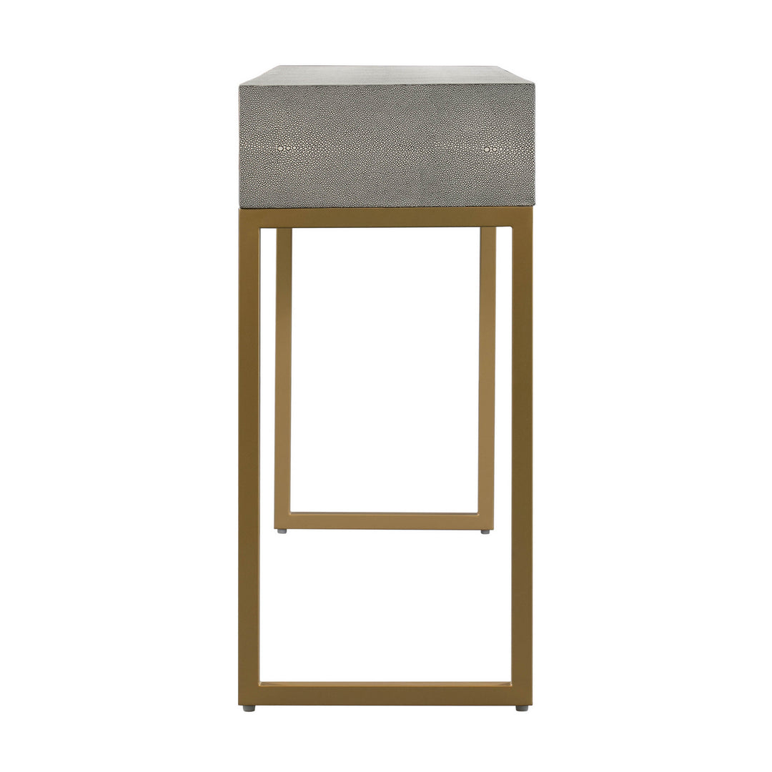 TOV Furniture Pesce Shagreen Console Table CONSOLE TABLES