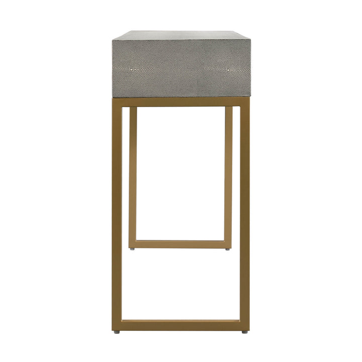 TOV Furniture Pesce Shagreen Console Table CONSOLE TABLES
