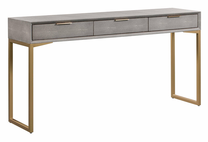 American Home Furniture | TOV Furniture - Pesce Shagreen Console Table