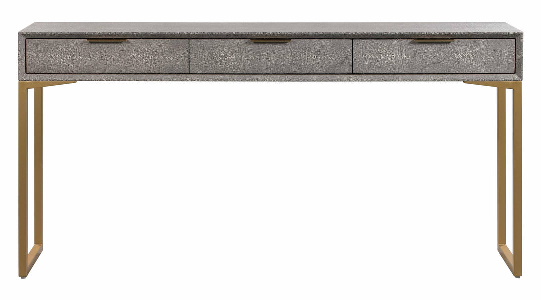 American Home Furniture | TOV Furniture - Pesce Shagreen Console Table