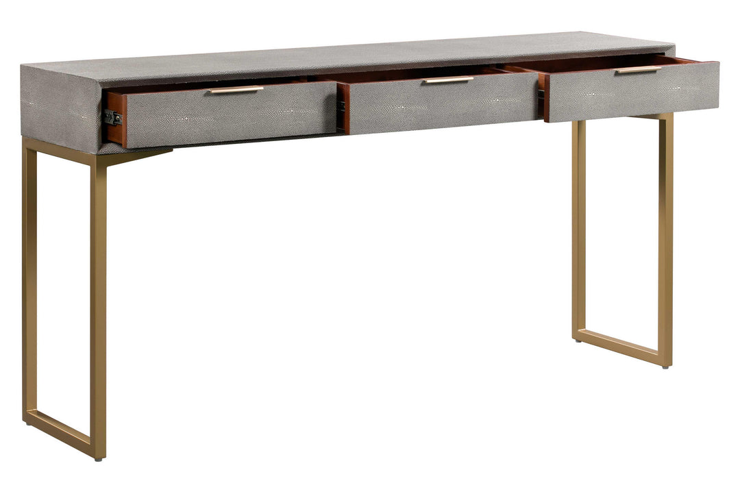 American Home Furniture | TOV Furniture - Pesce Shagreen Console Table