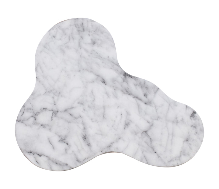 TOV Furniture Slab Marble Short Side Table OUTDOOR ACCENT TABLES