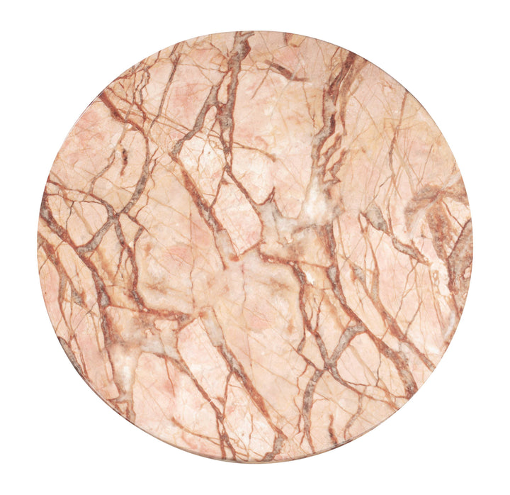 TOV Furniture Rue Sunset Marble Side Table OUTDOOR ACCENT TABLES