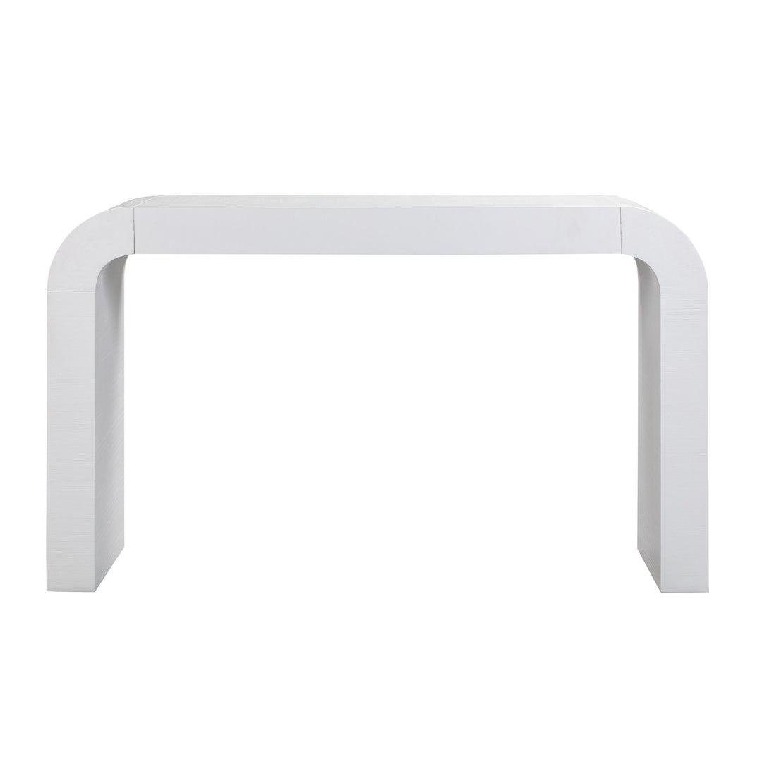 TOV Furniture Hump White Console Table CONSOLE TABLES