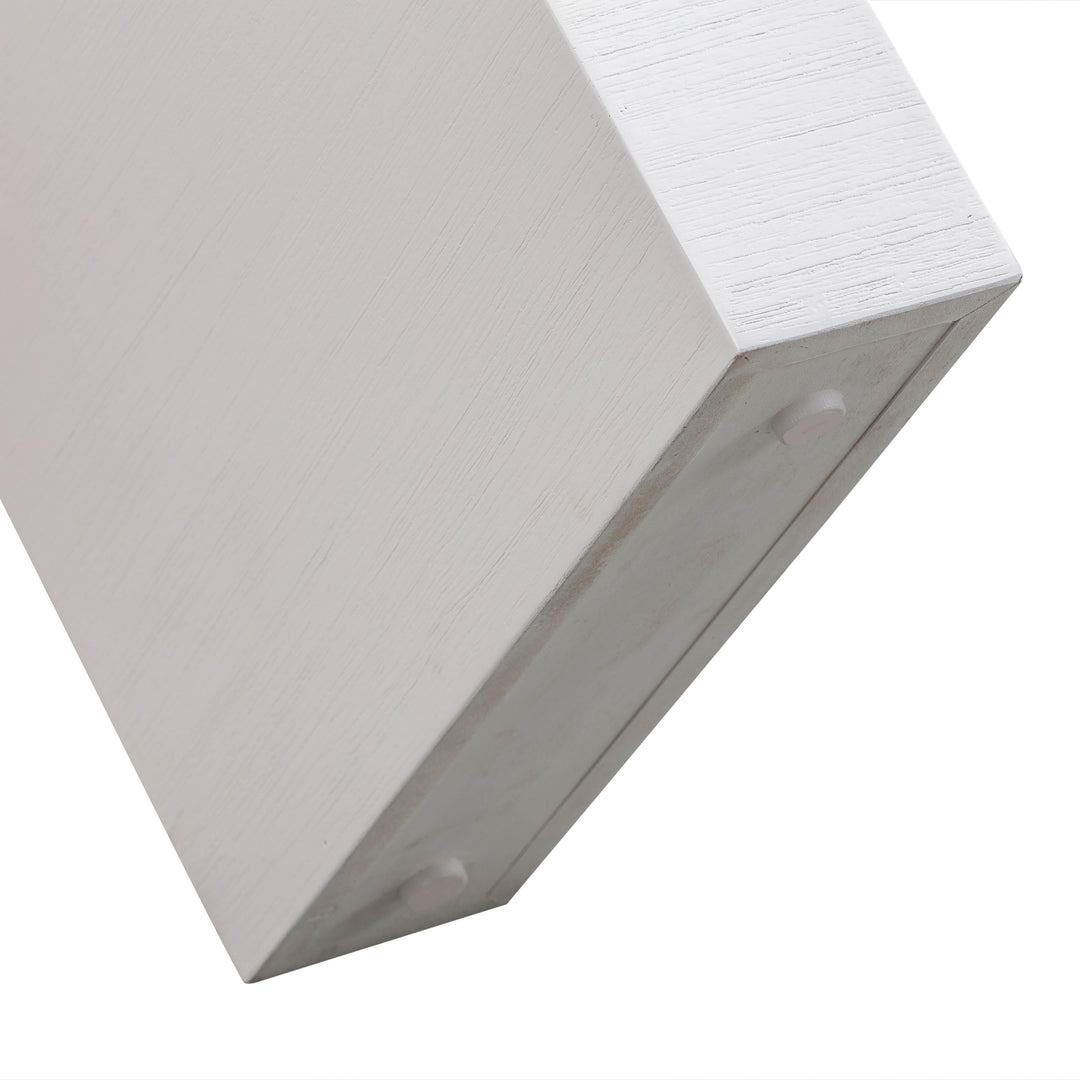 TOV Furniture Hump White Console Table CONSOLE TABLES