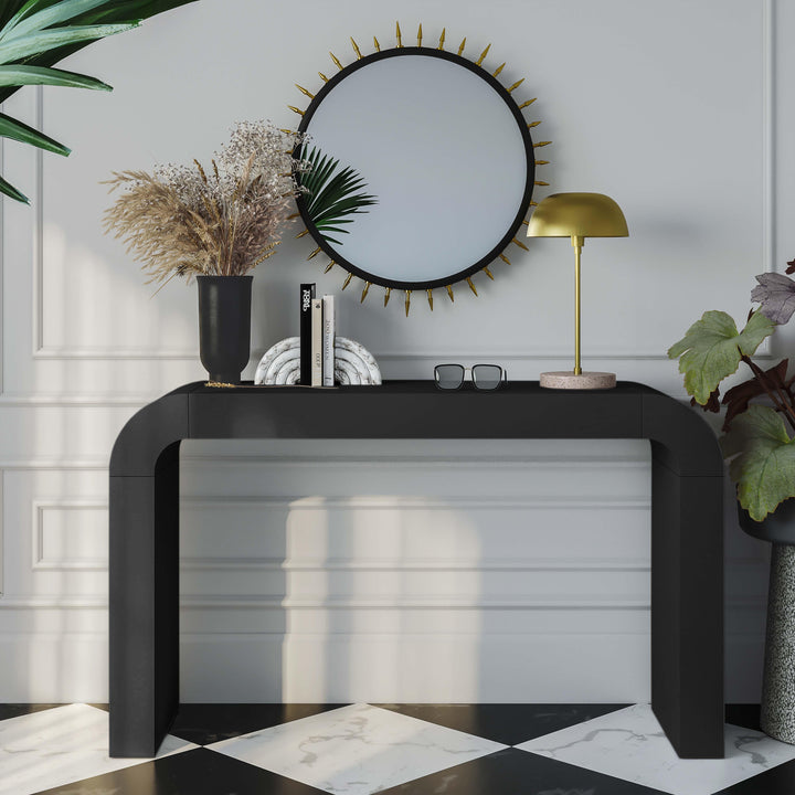 TOV Furniture Hump Black Console Table CONSOLE TABLES