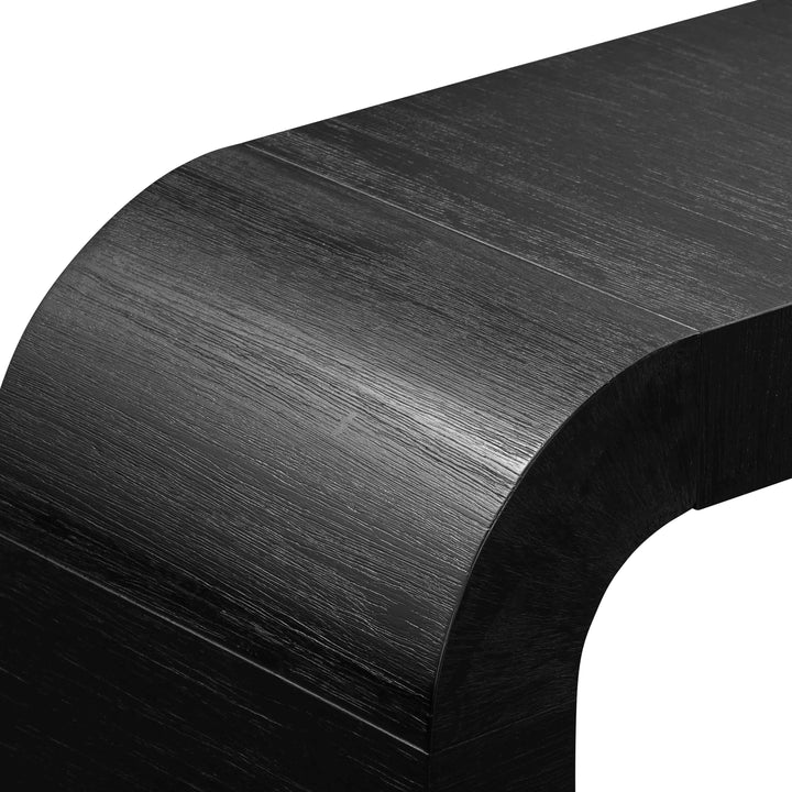 TOV Furniture Hump Black Console Table CONSOLE TABLES