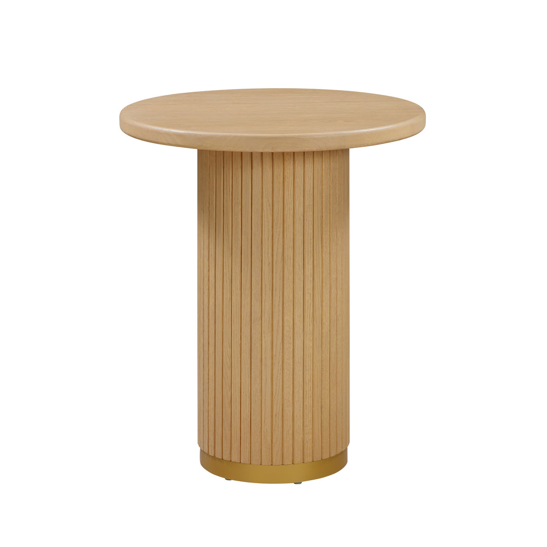 TOV Furniture Chelsea Natural Oak Wood Entry Table CONSOLE TABLES