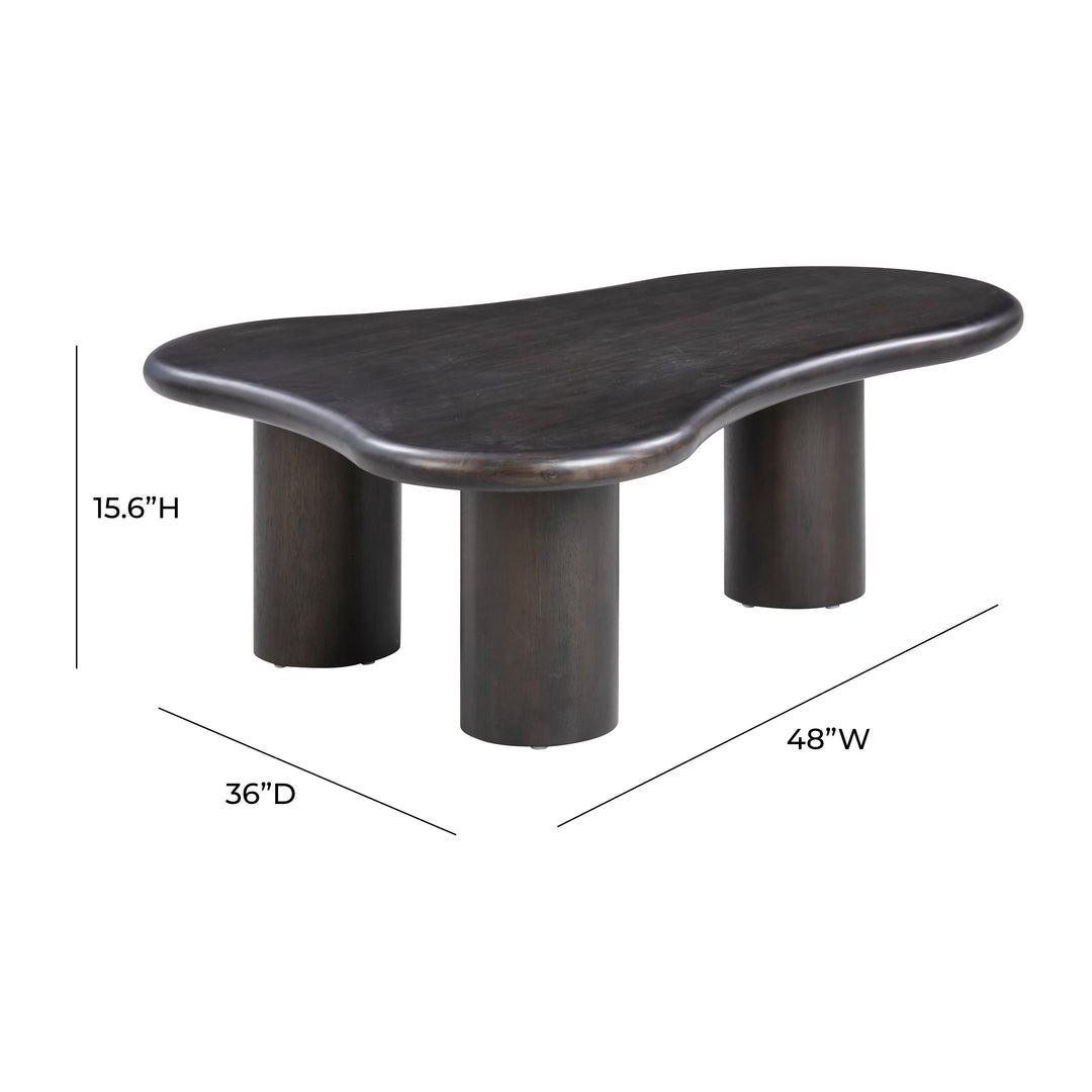 TOV Furniture Gotham Onyx Black Coffee Table COFFEE TABLES