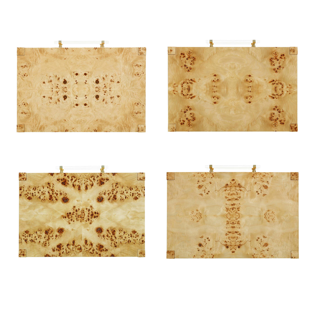 TOV Furniture Brandyss Natural Burl End Table ACCENT TABLES