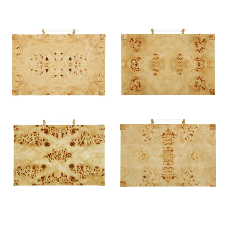 TOV Furniture Brandyss Natural Burl End Table ACCENT TABLES
