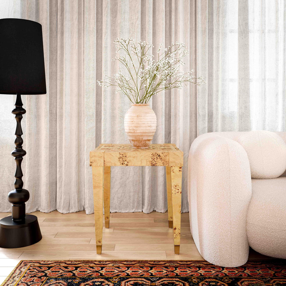American Home Furniture | TOV Furniture - Brandyss Natural Burl End Table