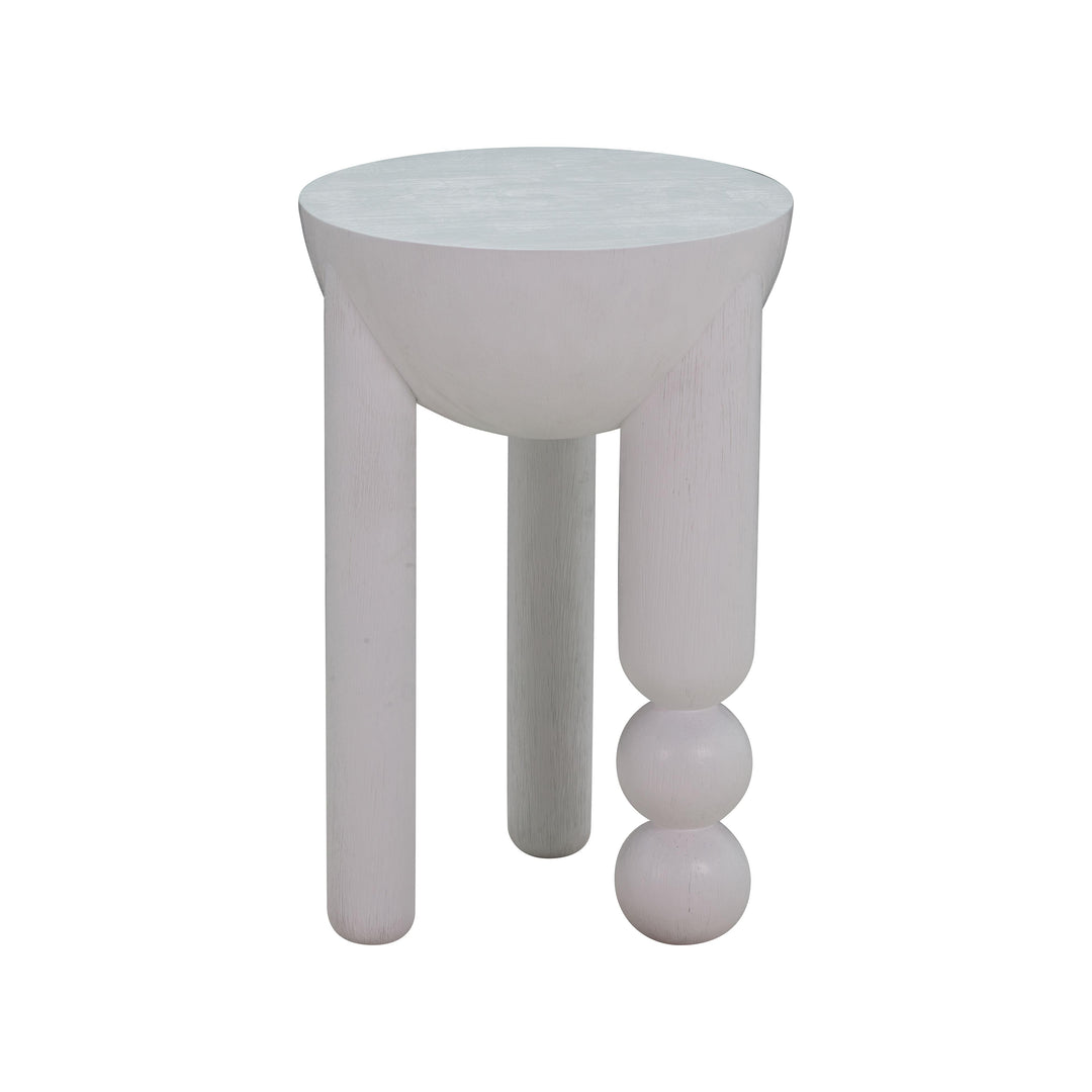 American Home Furniture | TOV Furniture - Morse White Wooden Accent Table