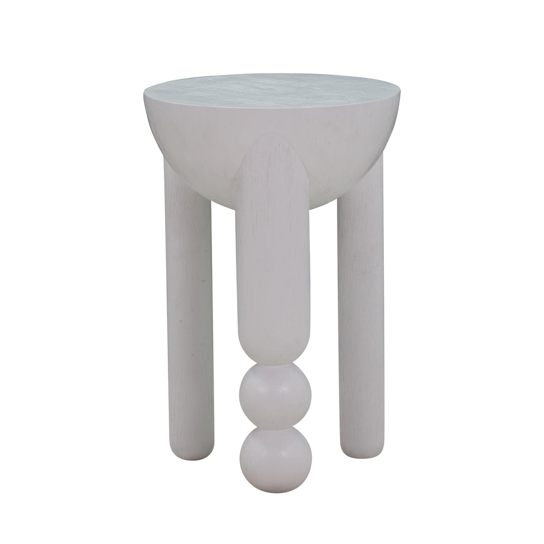 American Home Furniture | TOV Furniture - Morse White Wooden Accent Table