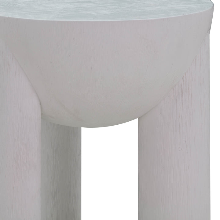 American Home Furniture | TOV Furniture - Morse White Wooden Accent Table