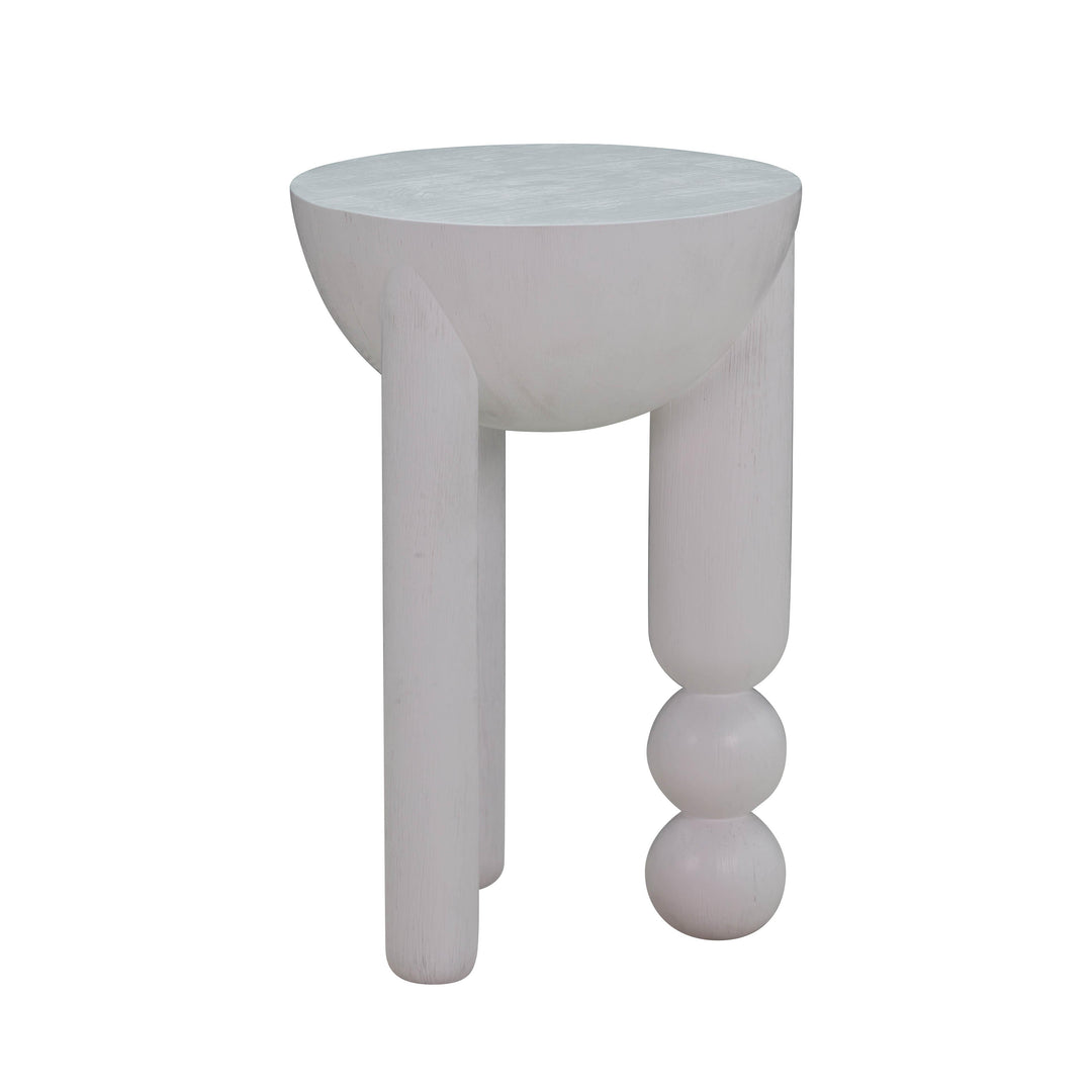 American Home Furniture | TOV Furniture - Morse White Wooden Accent Table