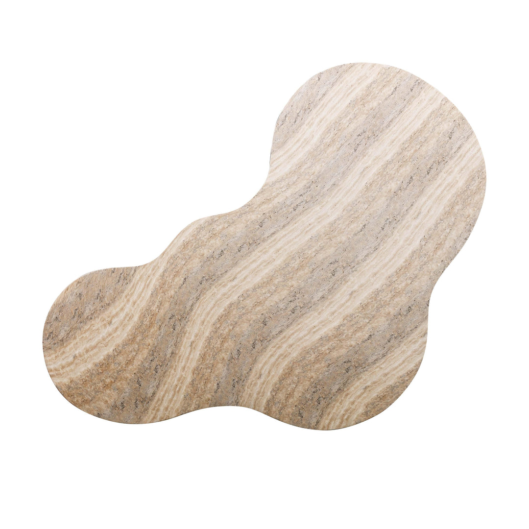 TOV Furniture Slab Faux Travertine Coffee Table OUTDOOR COFFEE TABLES