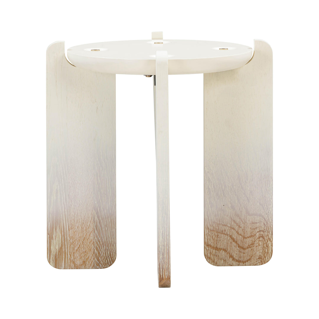 American Home Furniture | TOV Furniture - Gloria Cream Oak Side Table