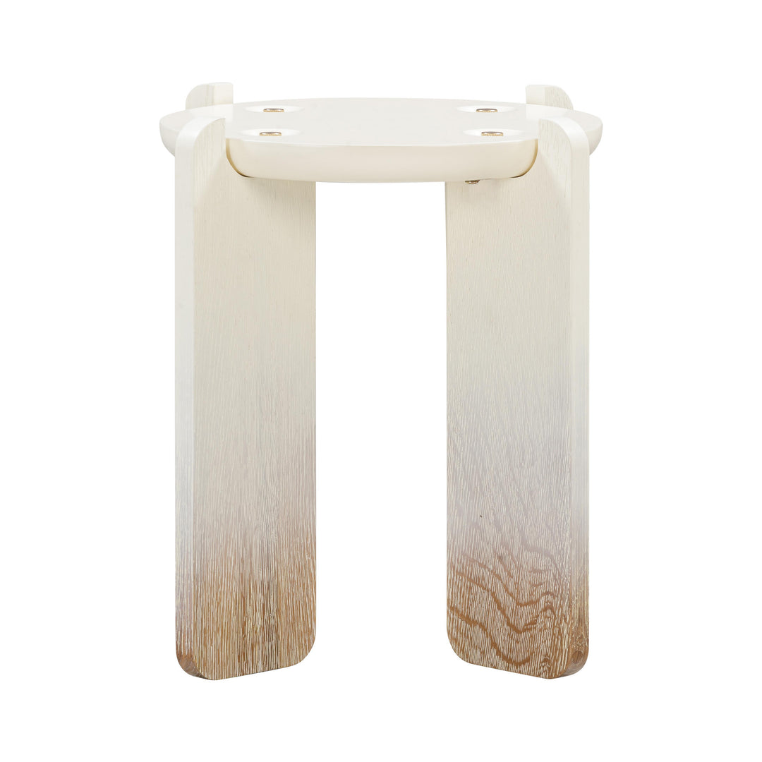 American Home Furniture | TOV Furniture - Gloria Cream Oak Side Table