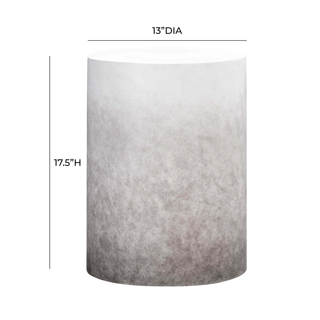 TOV Furniture Sarana Ombre Concrete Stool OUTDOOR BENCHES