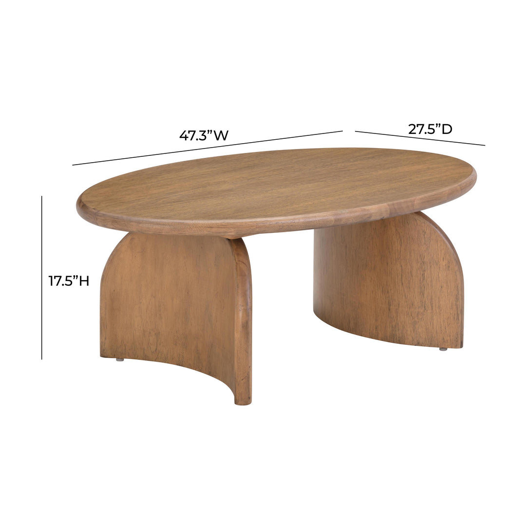 American Home Furniture | TOV Furniture - Sofia Cognac Wooden Coffee Table