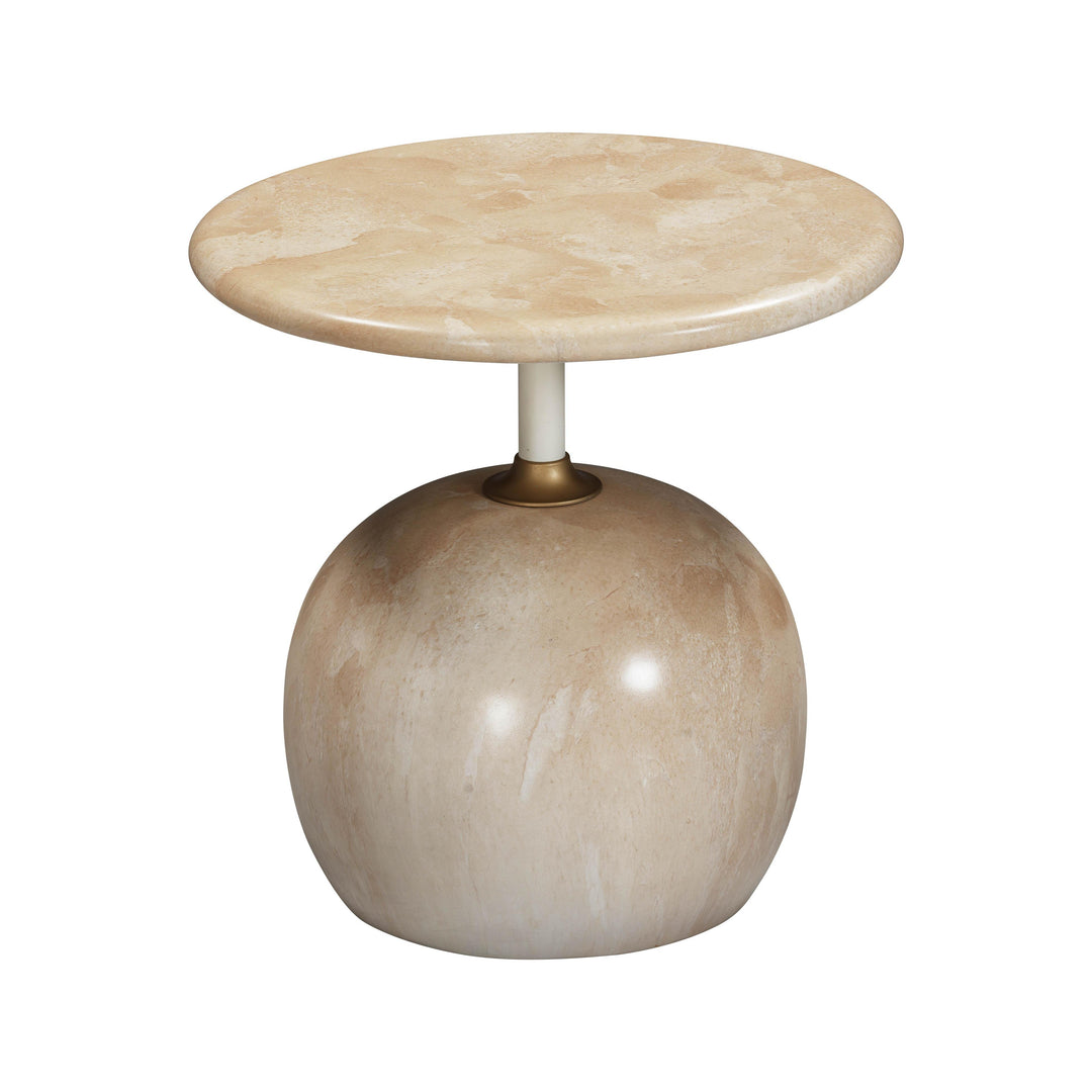 American Home Furniture | TOV Furniture - Mire Rose Faux Marble Side Table