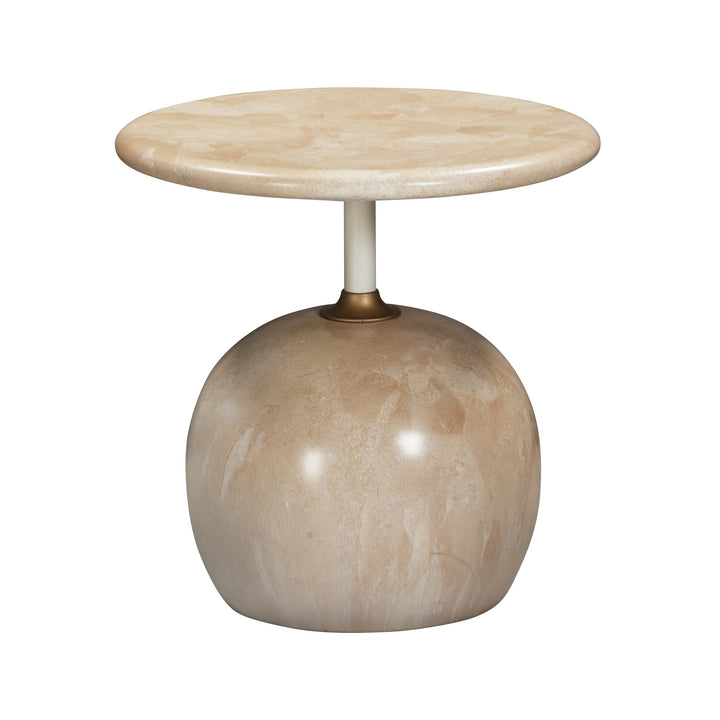 TOV Furniture Mire Rose Faux Marble Side Table ACCENT TABLES