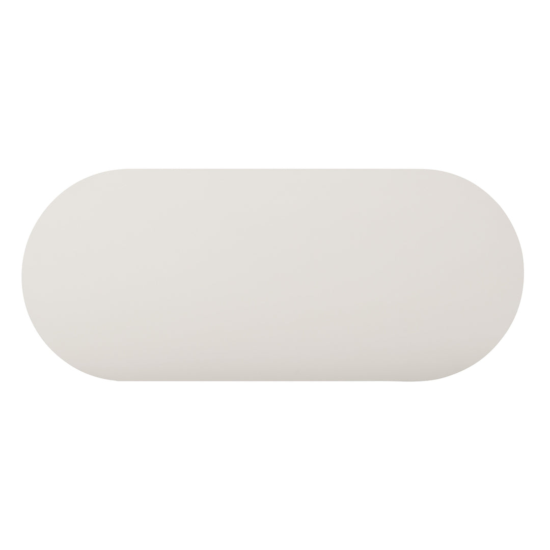 TOV Furniture Bella Cream Oval Coffee Table COFFEE TABLES