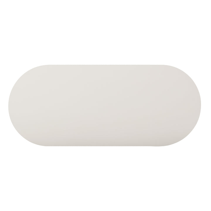 TOV Furniture Bella Cream Oval Coffee Table COFFEE TABLES