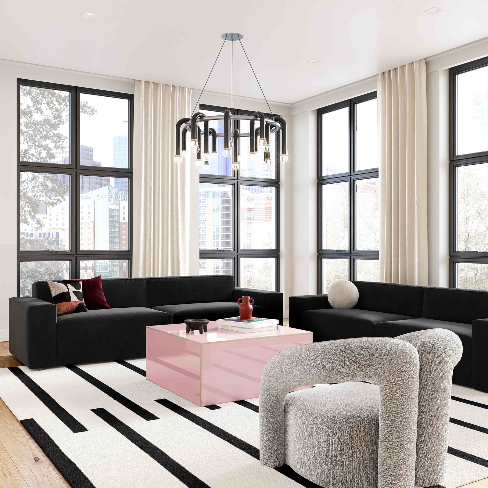 TOV Furniture Havana Pink Coffee Table COFFEE TABLES