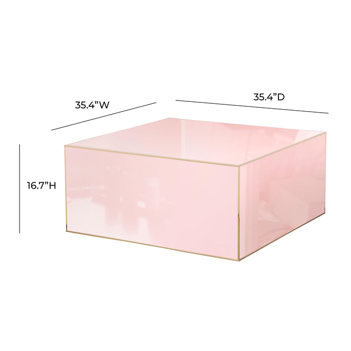 American Home Furniture | TOV Furniture - Havana Pink Coffee Table