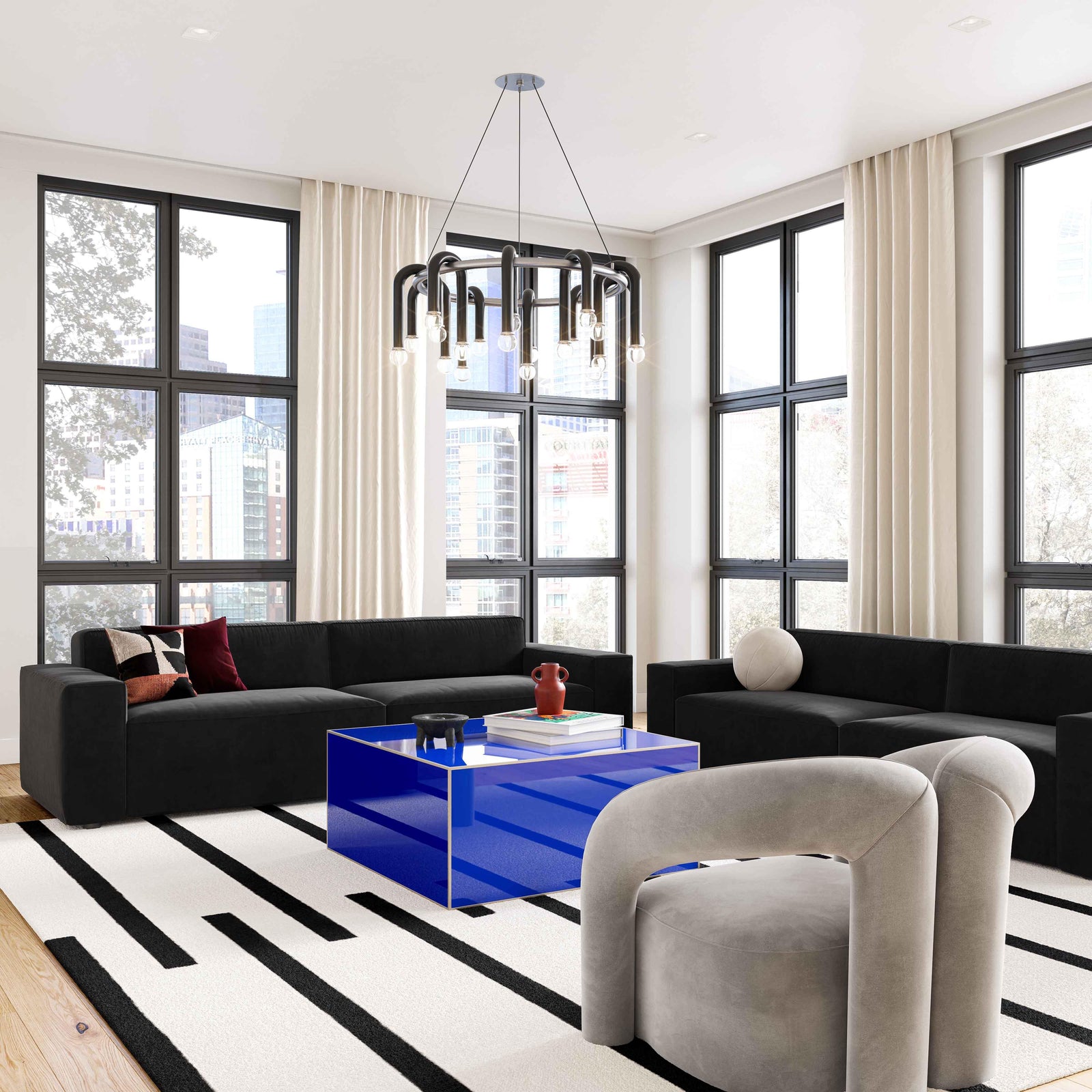 TOV Furniture Havana Blue Coffee Table COFFEE TABLES