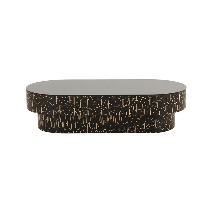 American Home Furniture | TOV Furniture - Faye Black Glass Coffee Table